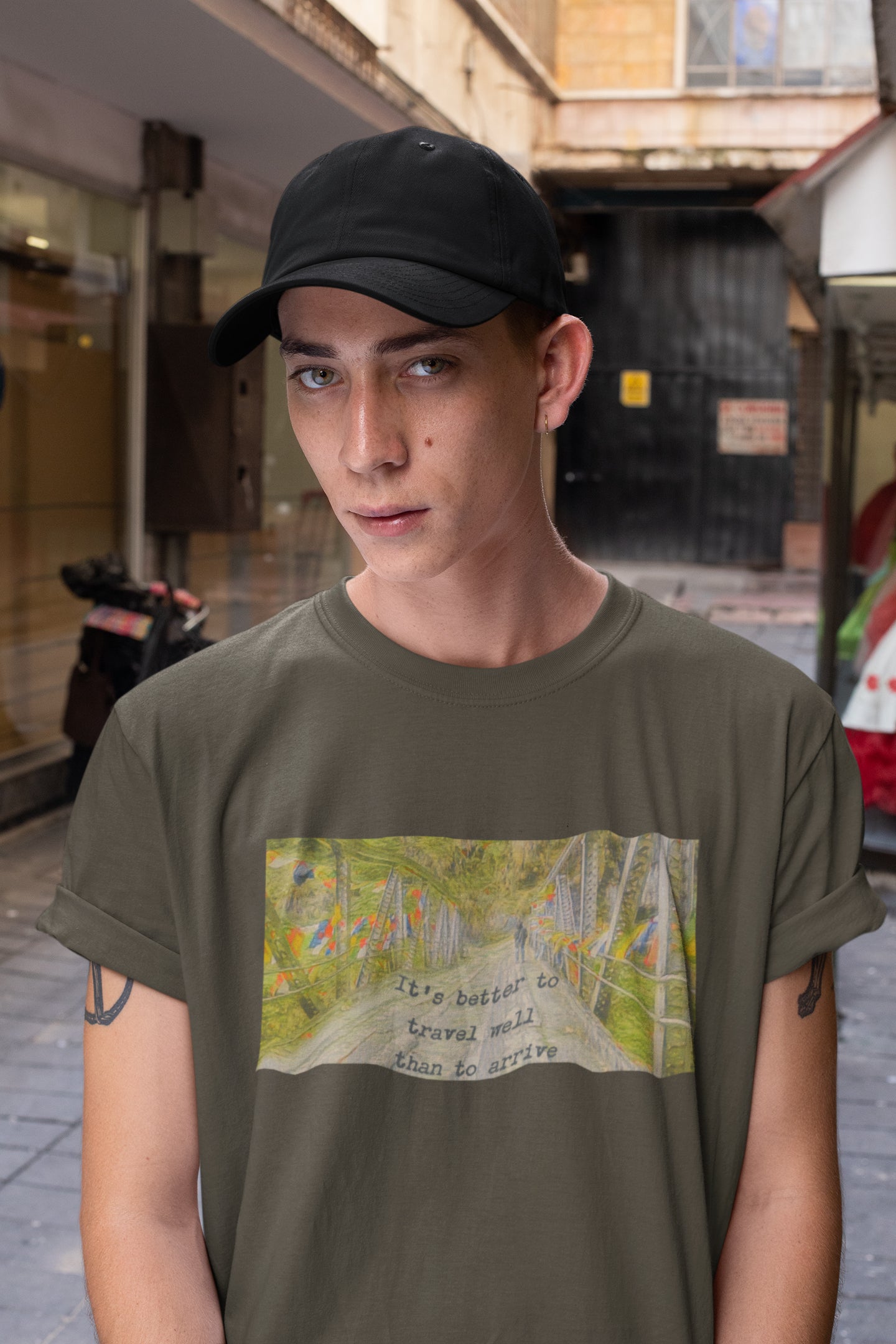 Travel Well Summer T-shirt for Men