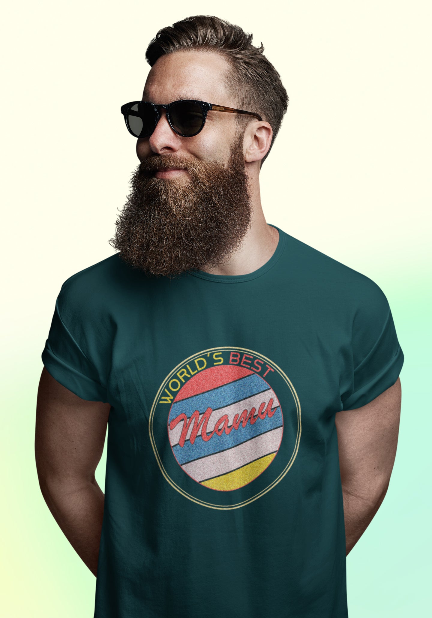 World's Best Mamu Summer T-shirt for Men