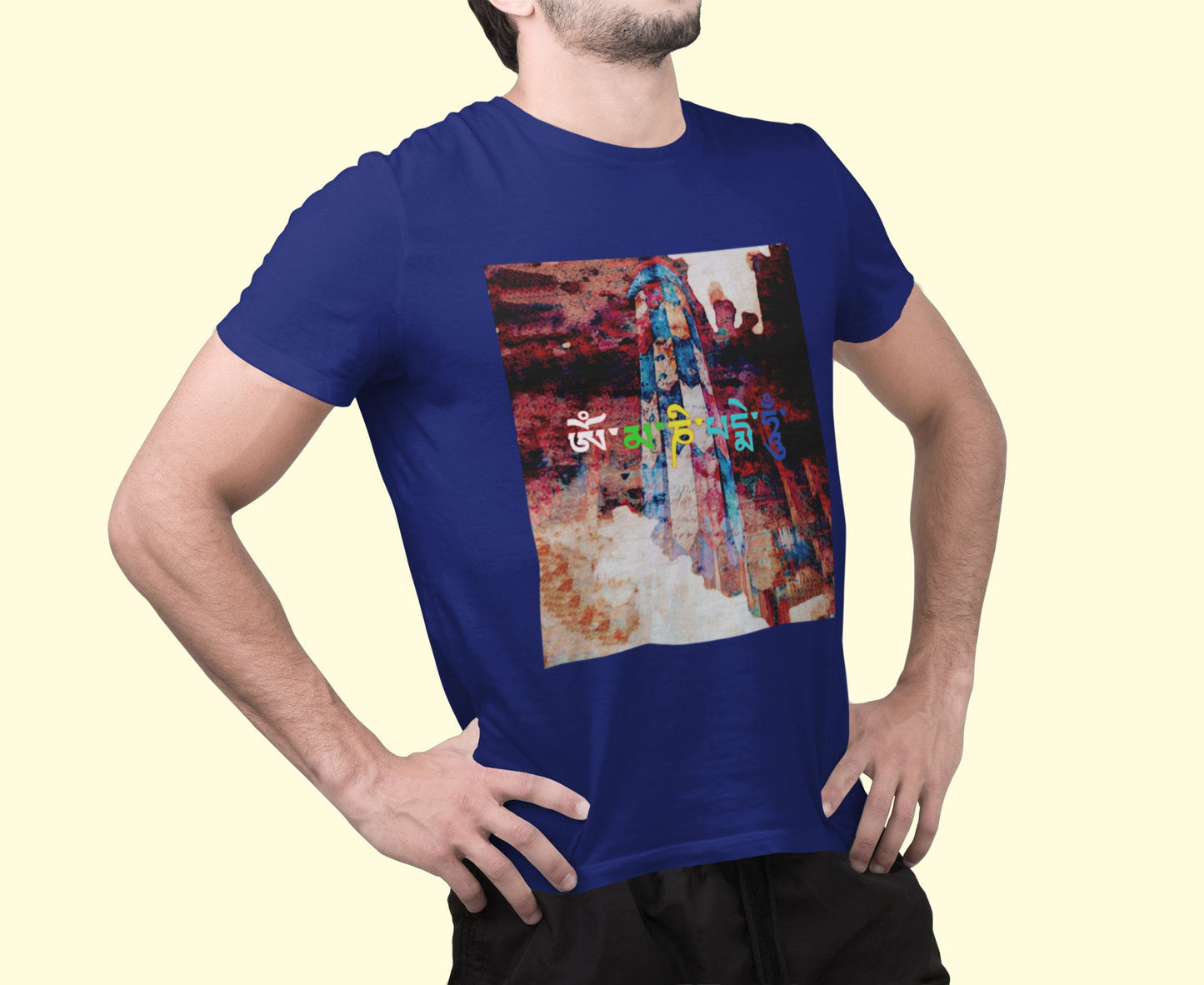 Om Mani Padme Hum Summer T-shirt for Men