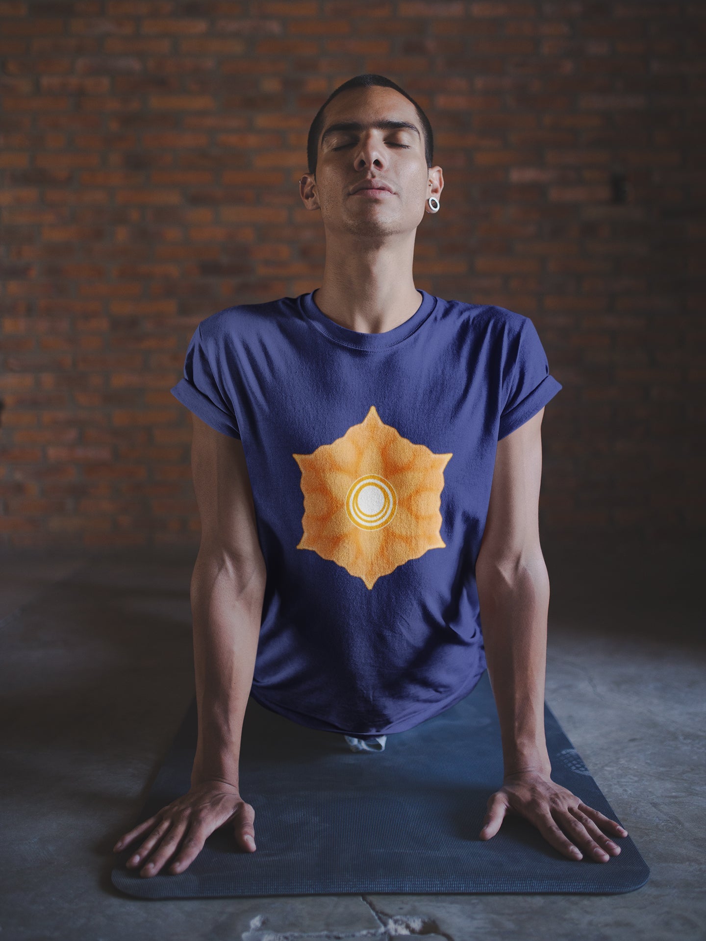 Sakralchakra Sommer-T-Shirt für Männer