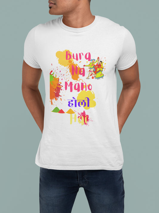 Bura Na Mano Holi Hai Summer T-shirt for Men