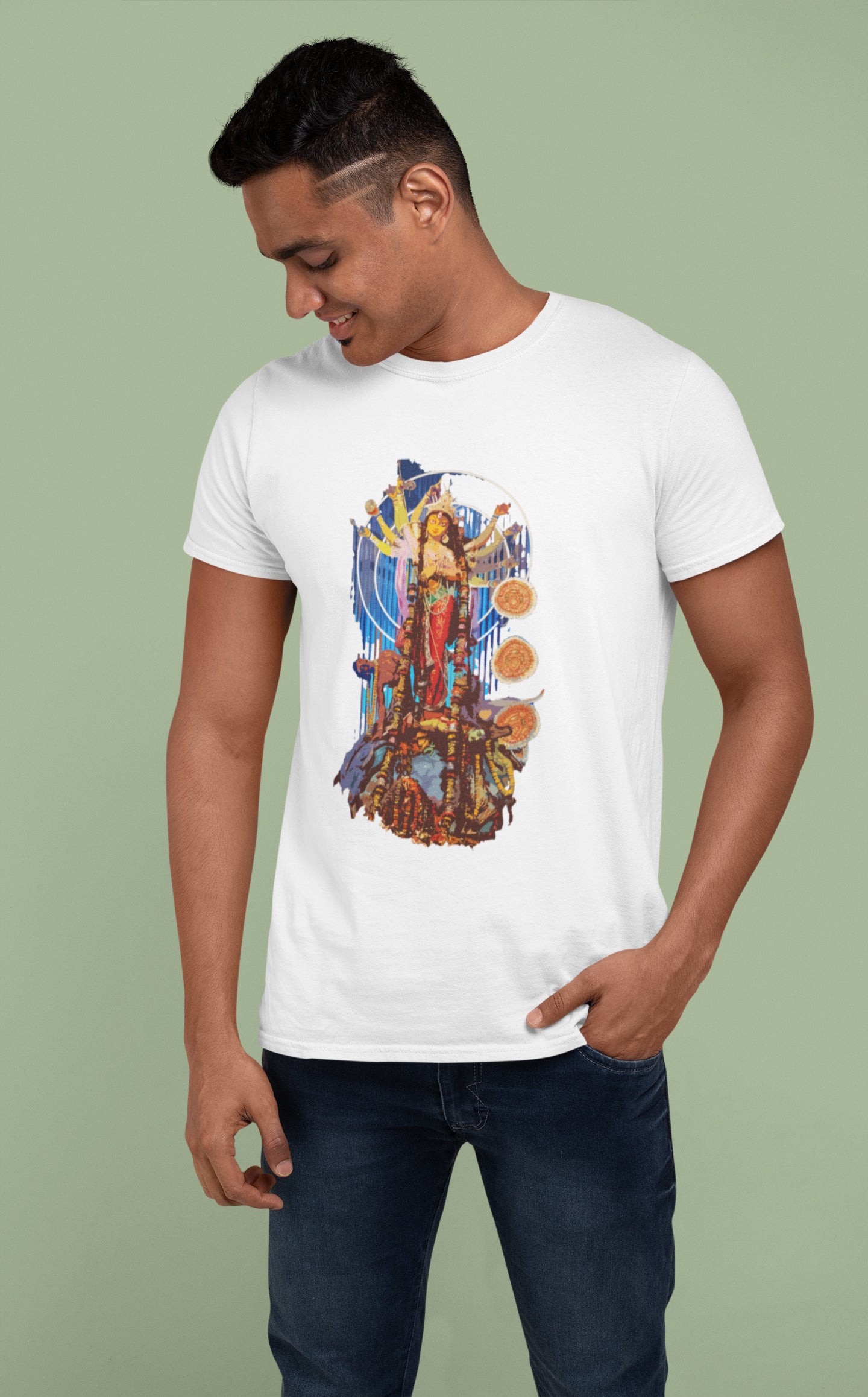 Durga Puja Summer T-shirt for Men