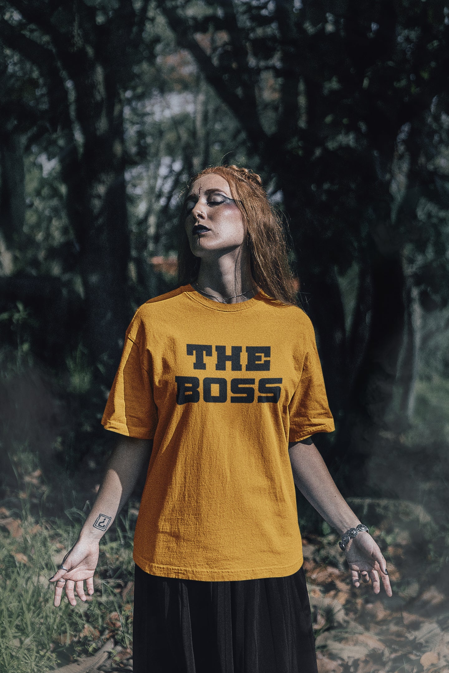 Das Boss Unisex-T-Shirt in Übergröße