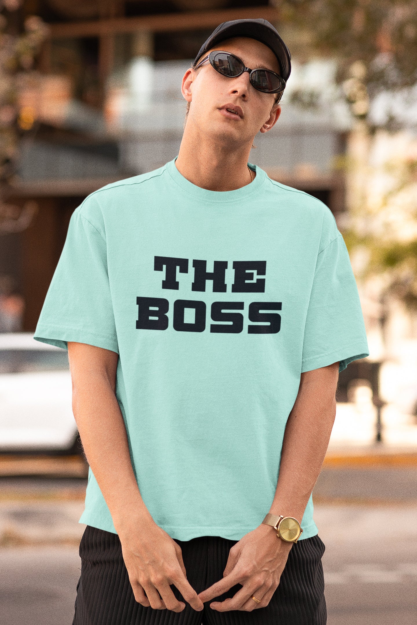 Das Boss Unisex-T-Shirt in Übergröße