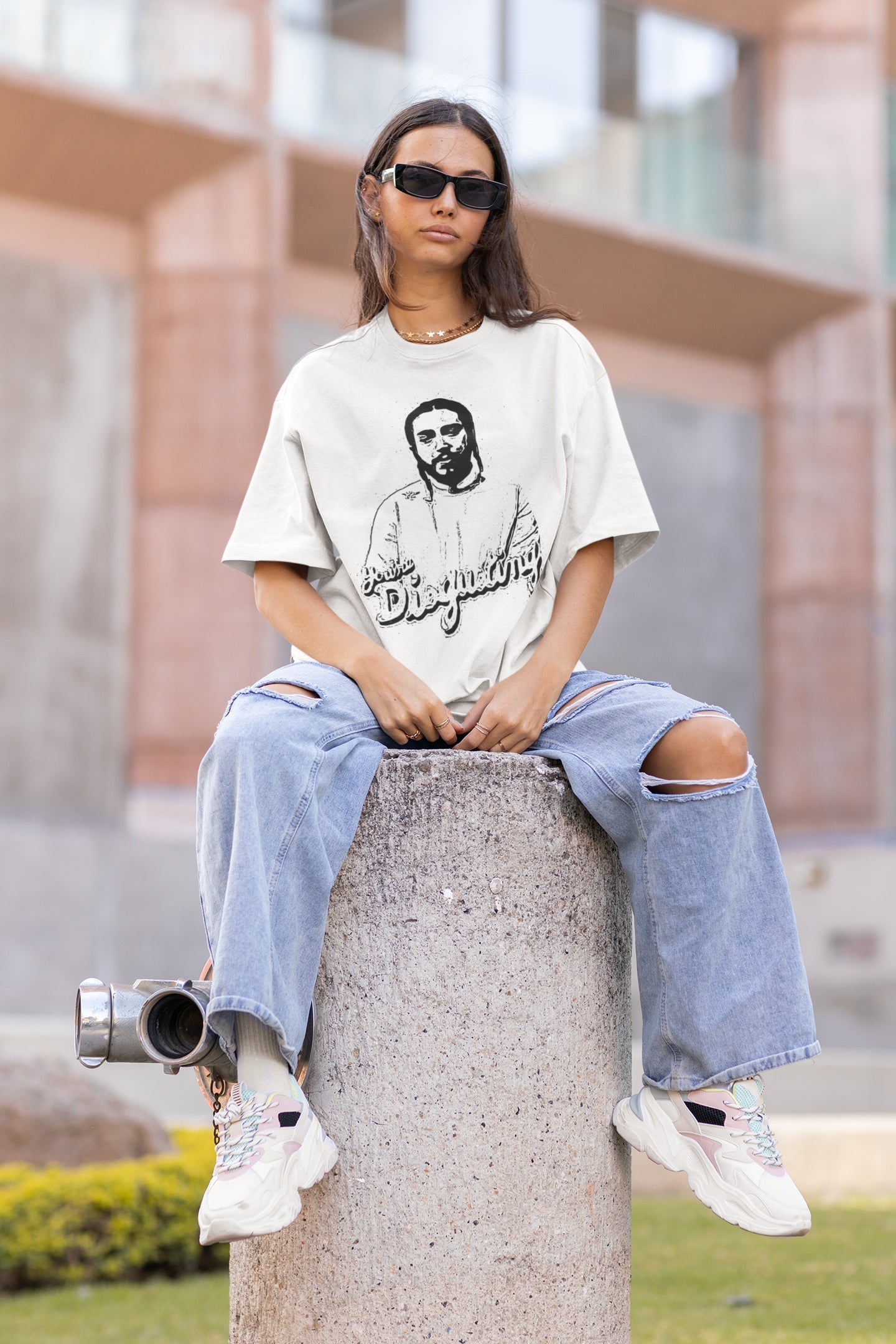 Post Malone You're Disgusting Unisex-Übergroßes T-Shirt mit schwarzem Aufdruck