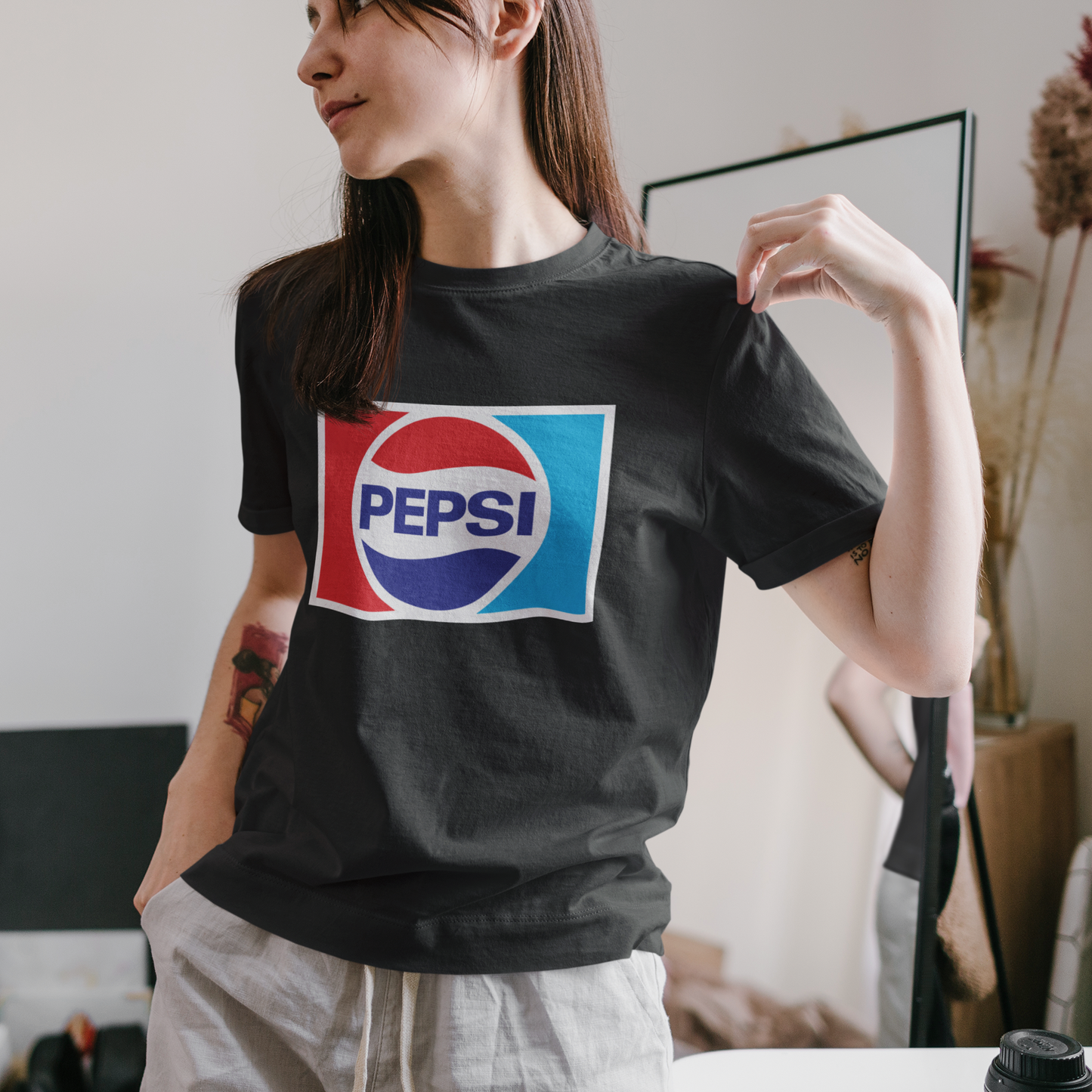 Pepsi Boyfriend-T-Shirt für Damen