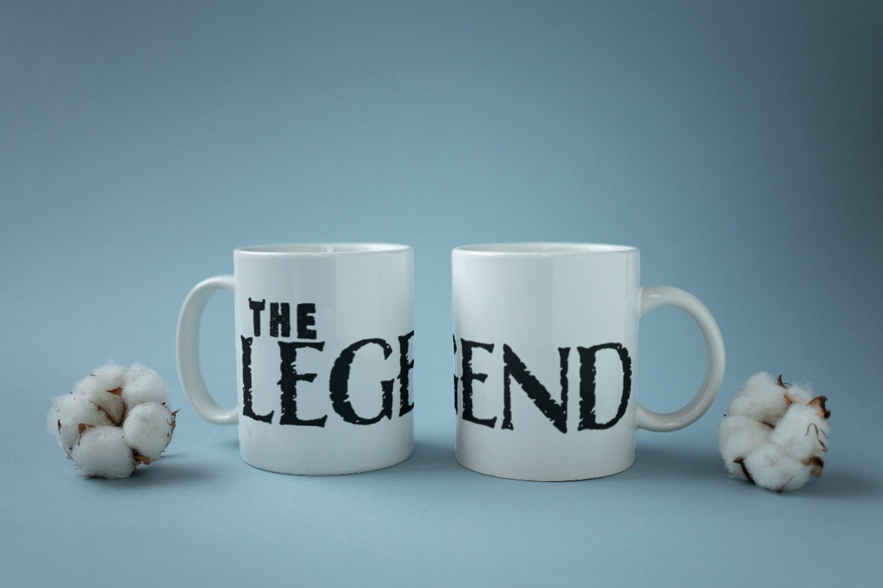 The Legend White Coffee Mug
