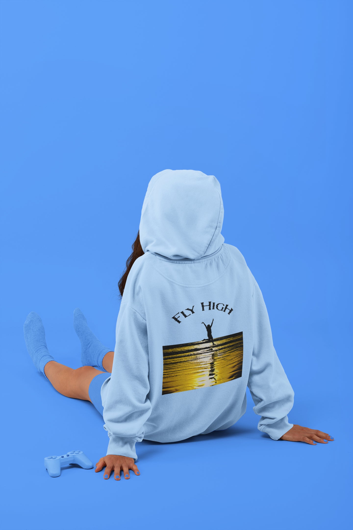 Fly High Shrivardhan Back Print Unisex Hoodie