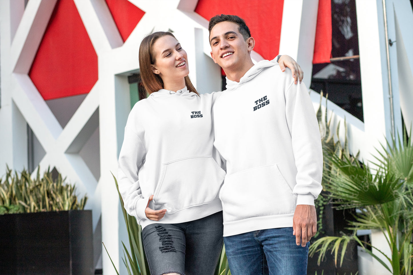 Der Boss Unisex Kapuzenpullover