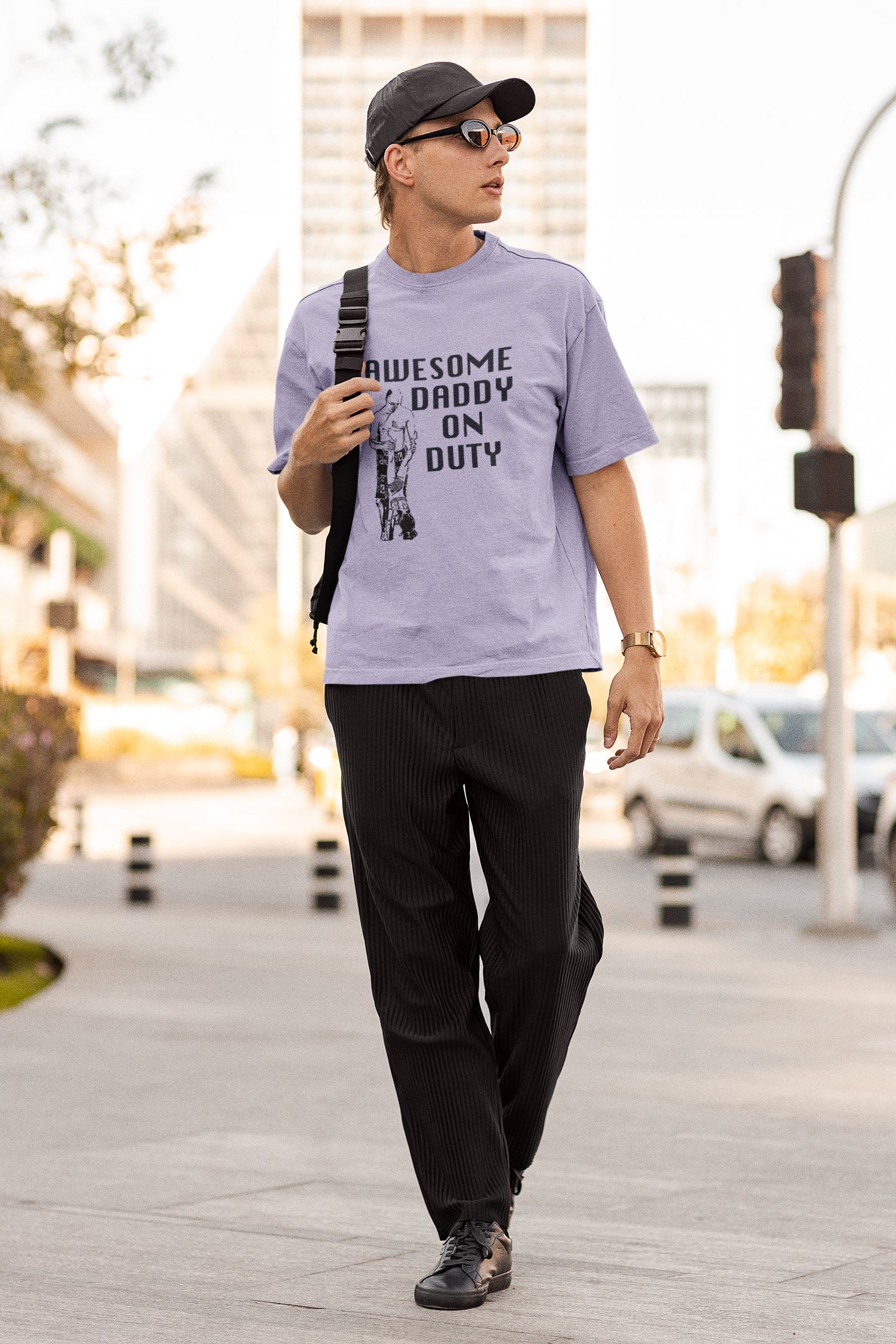 Tolles, übergroßes Unisex-T-Shirt „Daddy On Duty“.