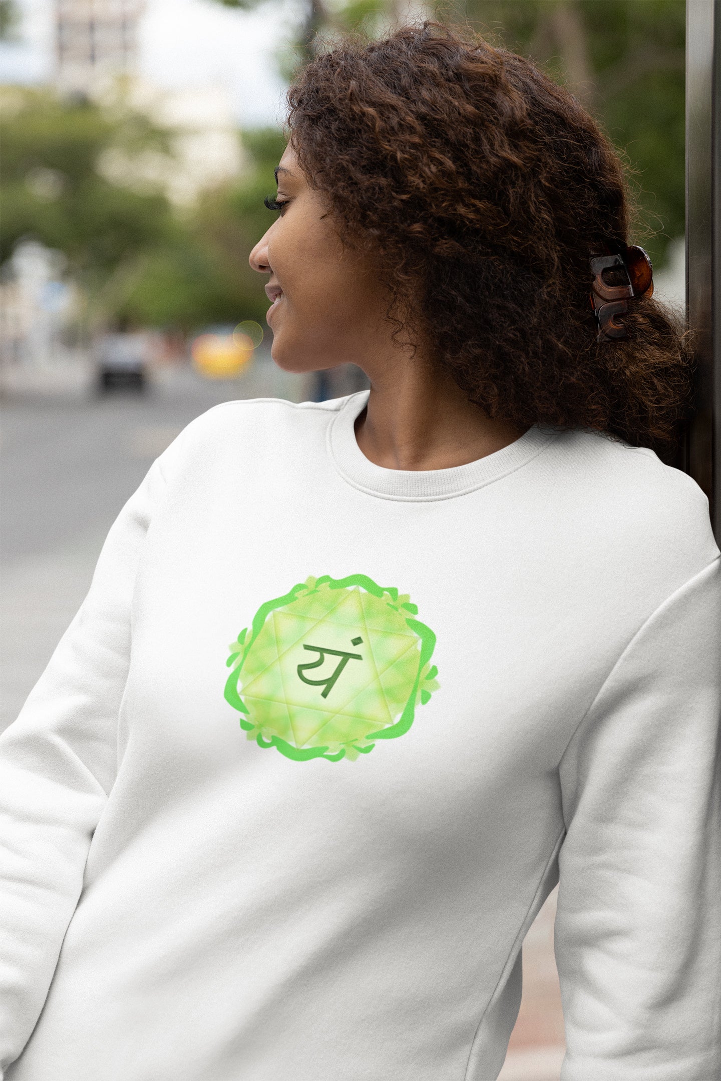 Herz Chakra Yum Unisex Sweatshirt