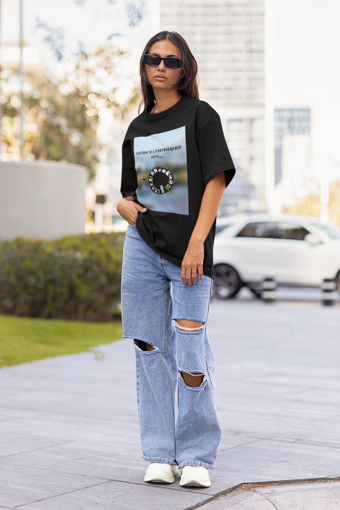 Aesthetic Oversized T Shirt And Jeans Outfit Top Oversized Shirt