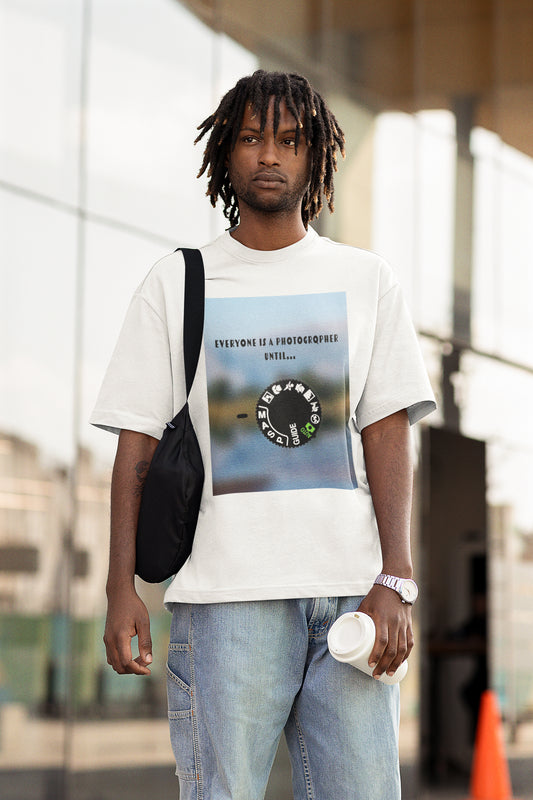 Fotograf bis Unisex übergroßes T-Shirt