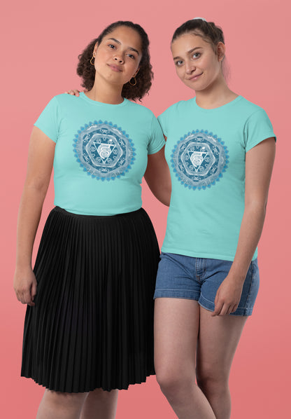 Throat Chakra Summer T-shirt for Women