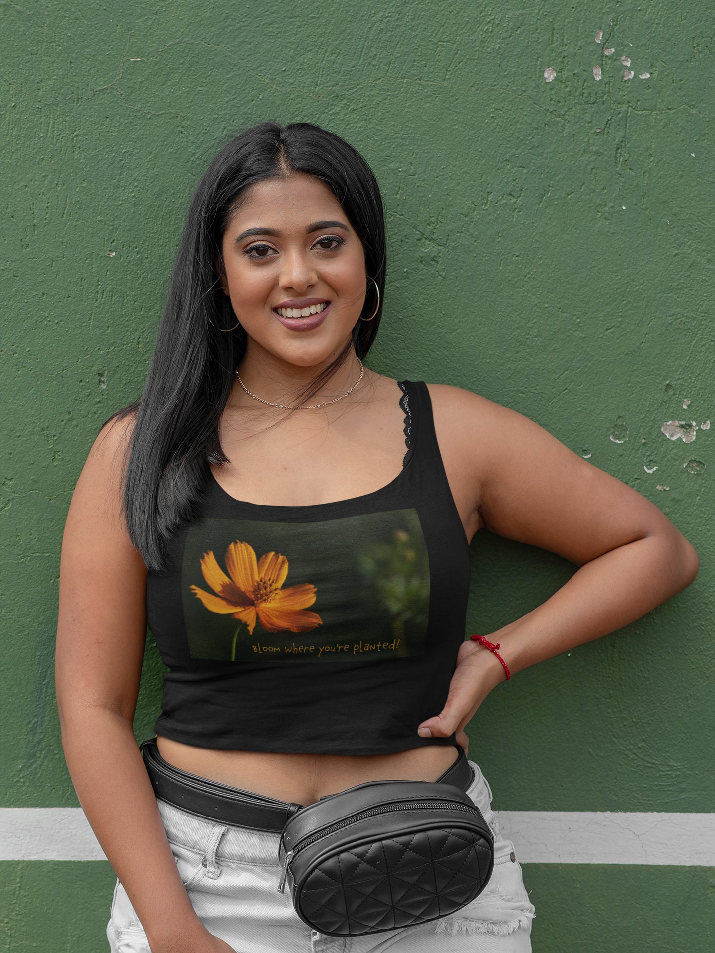 Bloom Crop Tank für Damen