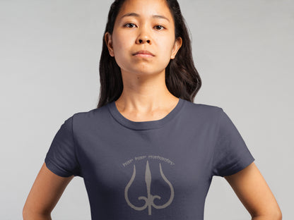 Summer T-shirt for Ladies (HHM Grey Trident)