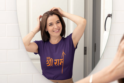 Summer T-shirt For Women ( Jai Shri Ram )