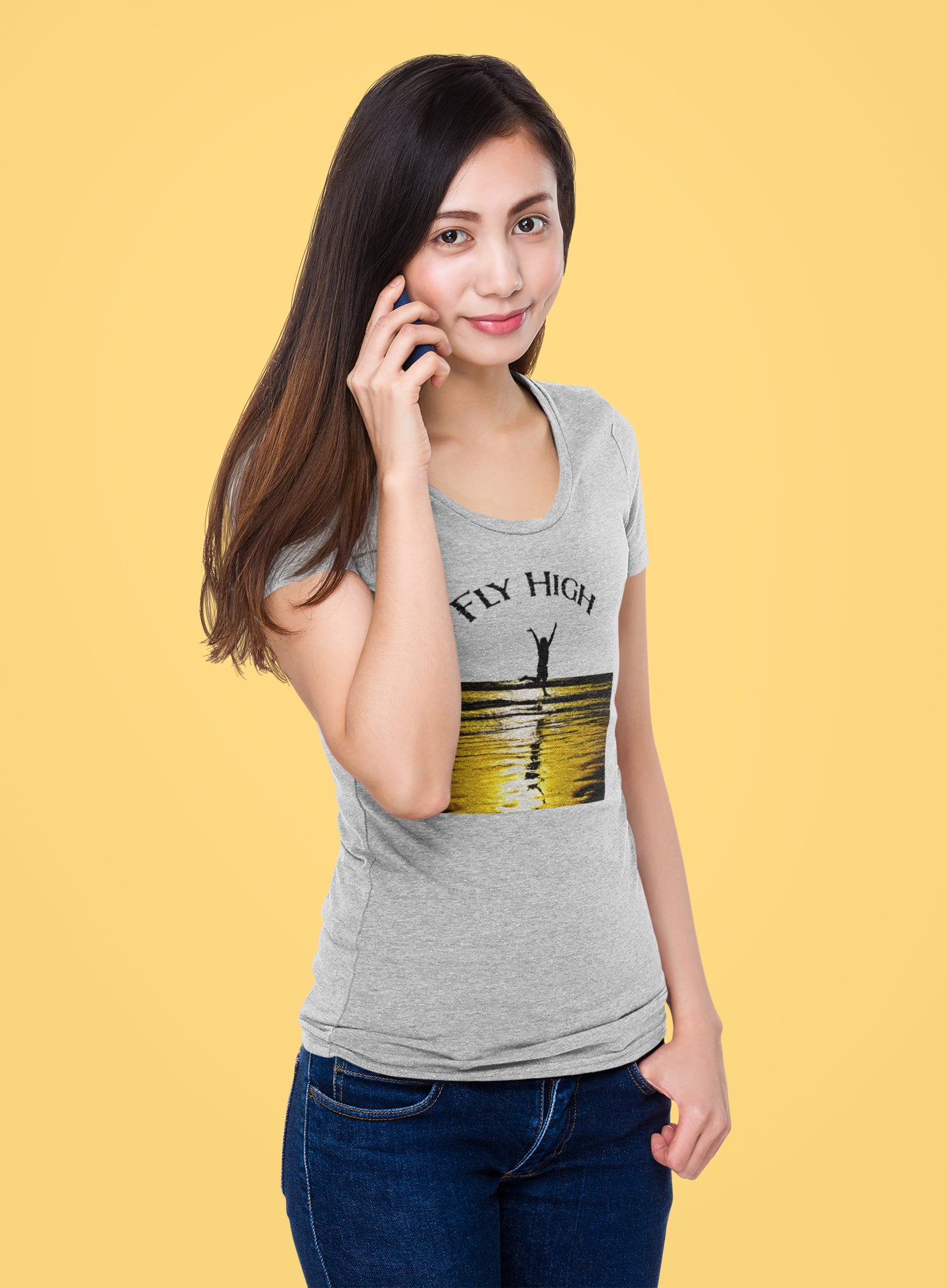 Summer T-shirt for Ladies (FLY HIGH SHRIVARDHAN)