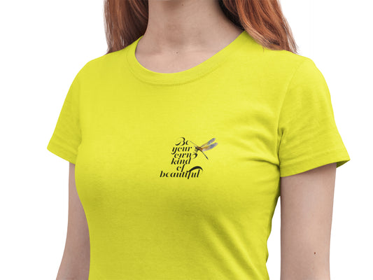 Sommer-T-Shirt für Damen (eigene Art von schönem Taschendruck)