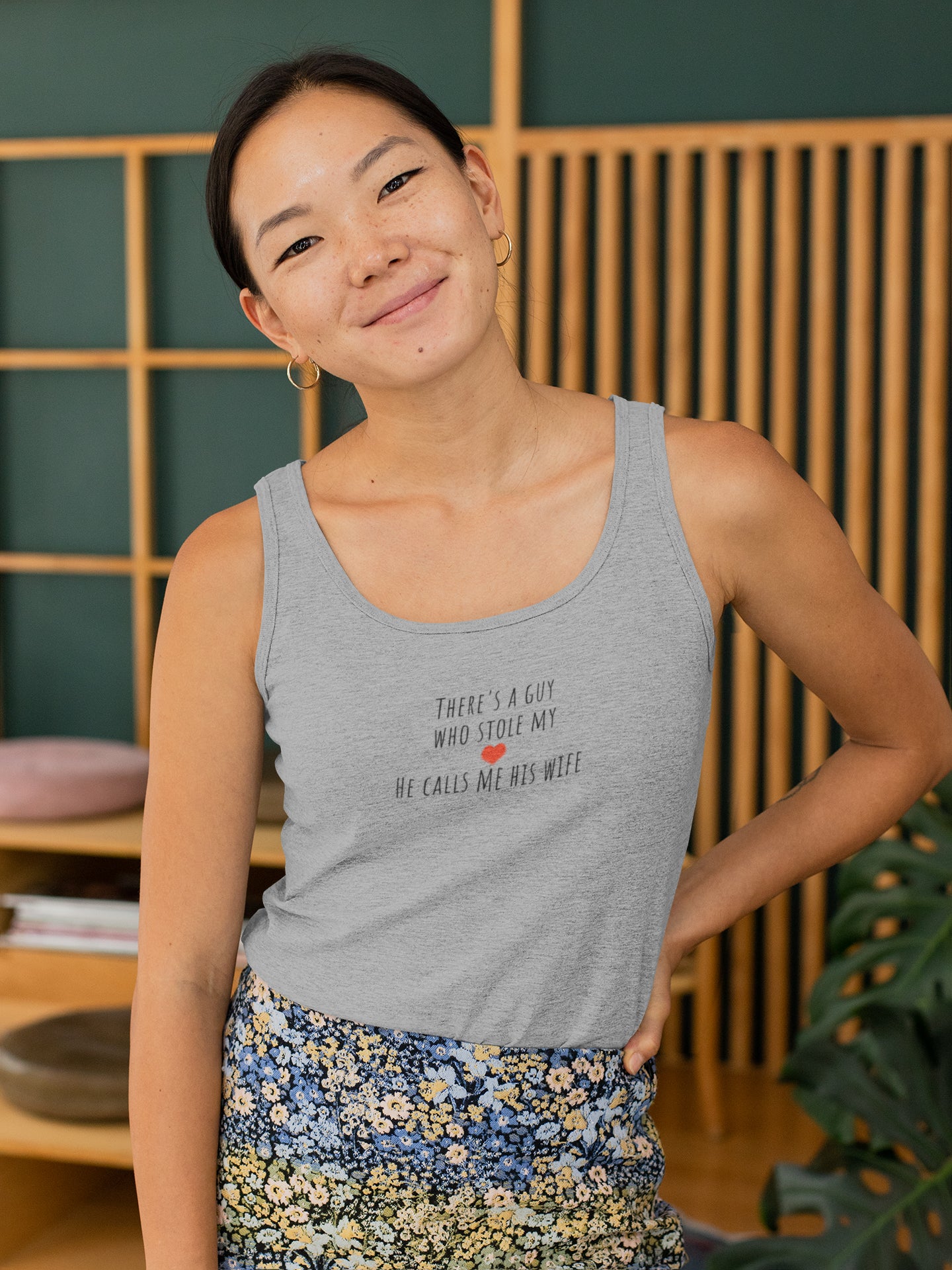 Husband Wife Love Tank Top for Ladies