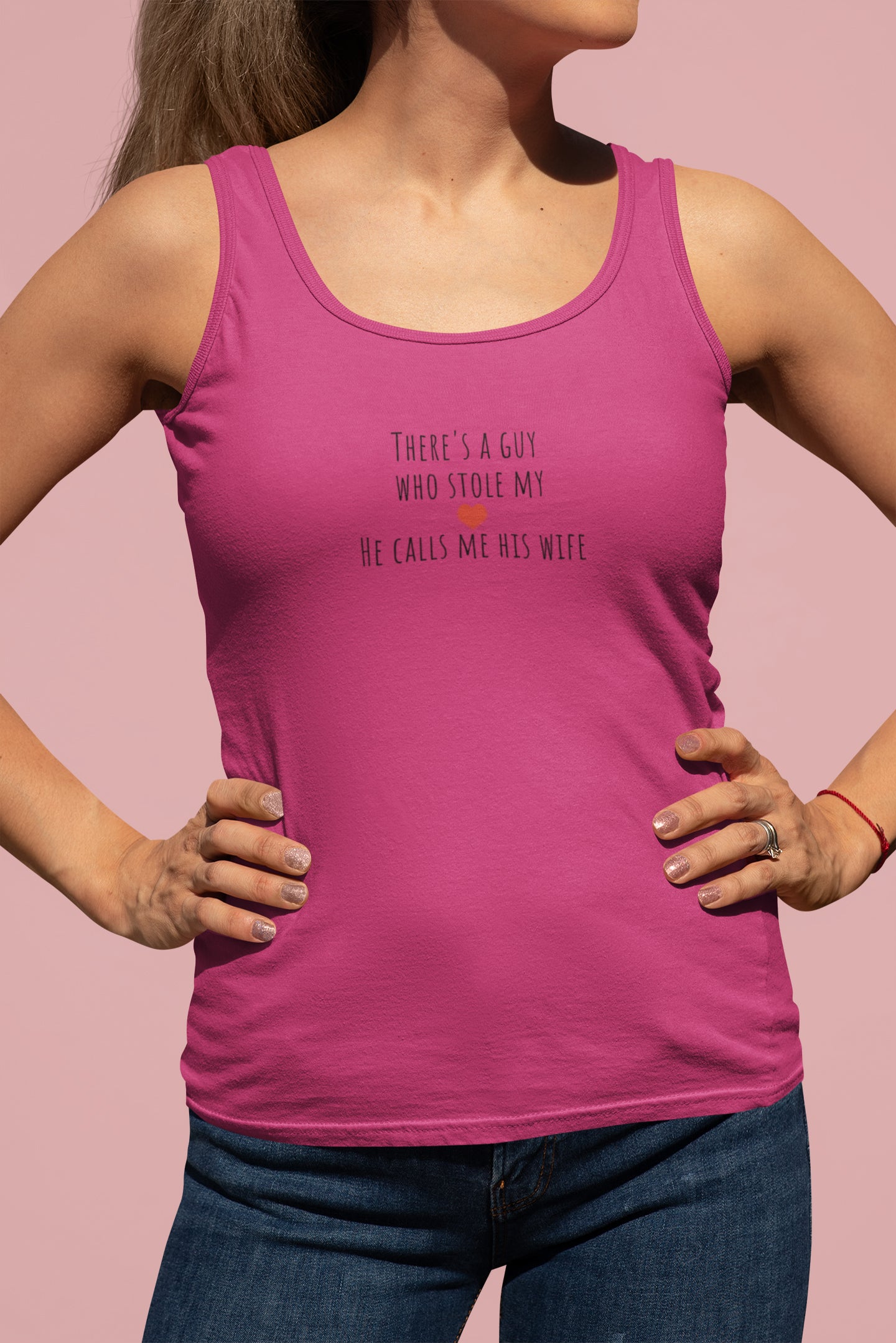 Husband Wife Love Tank Top for Ladies