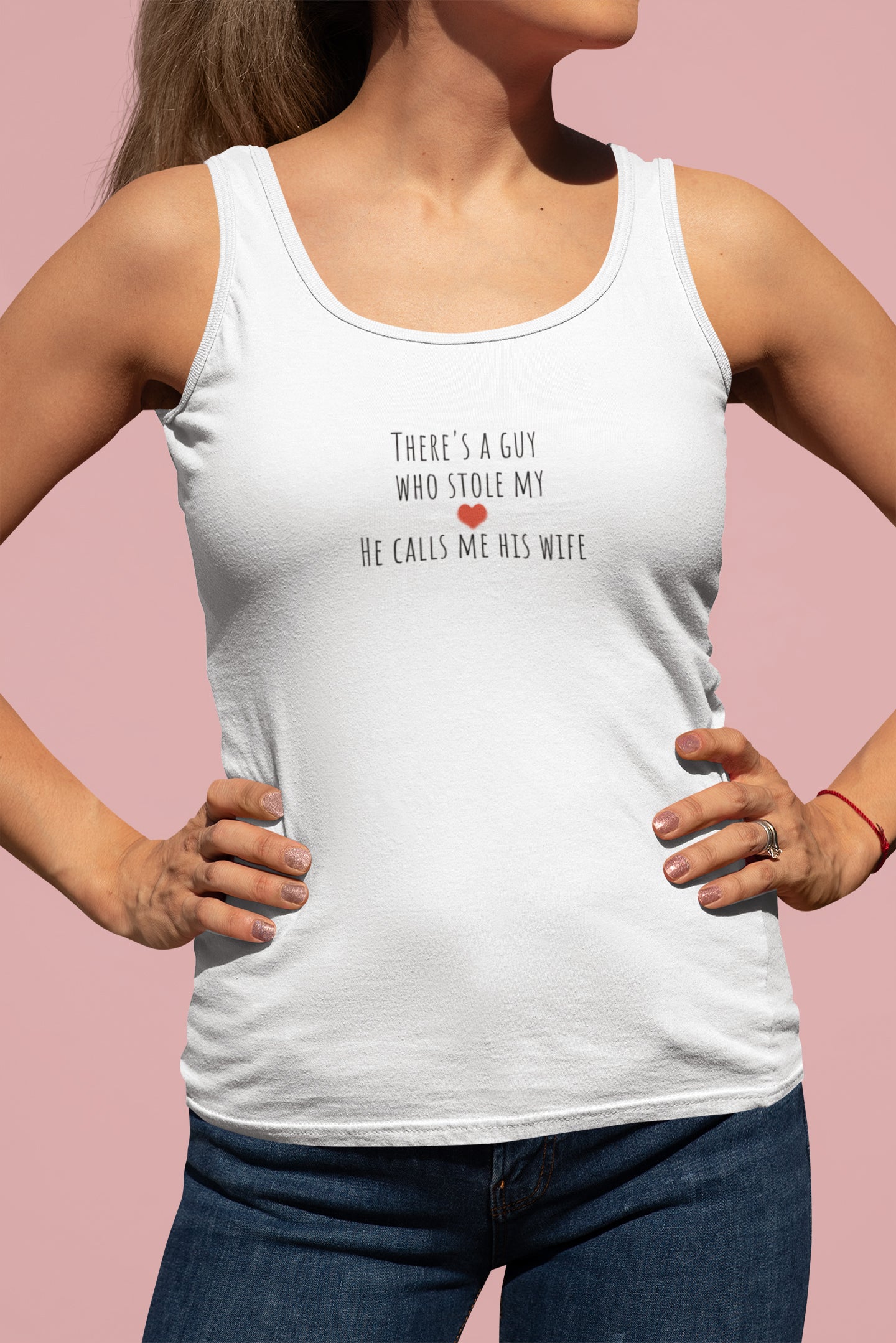 Husband Wife Love Tank Top for Ladies