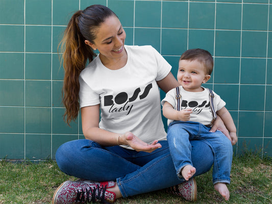 Boss Baby Schwarz bedrucktes Sommer-T-Shirt für Jungen