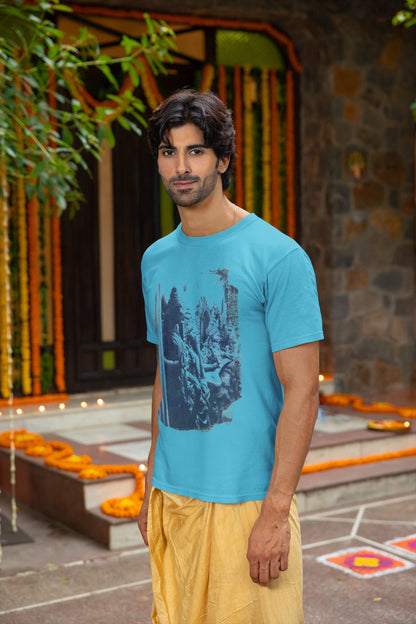 Kumortuli Devi Idols T-shirt For Men