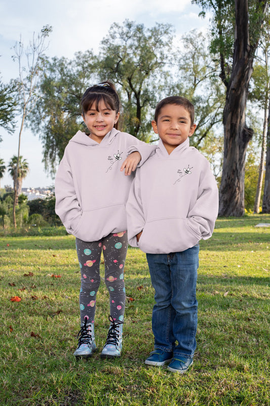 Hoodies for Children (BE HAPPY WHITE)