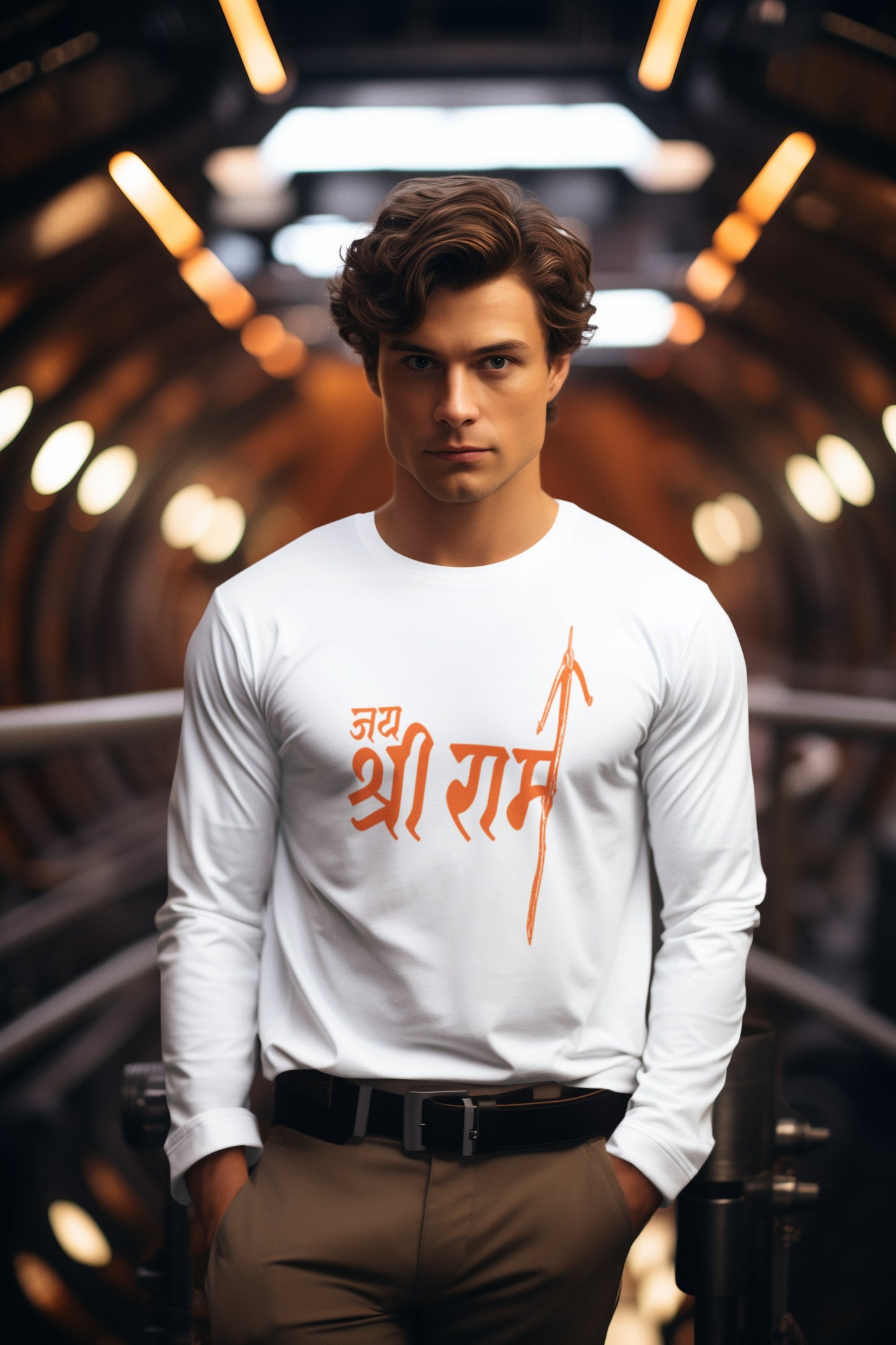 Jai Shri Ram Long Sleeve T-shirt For Men
