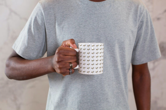 Coffee Mug (DRAGONFLY PATTERN)