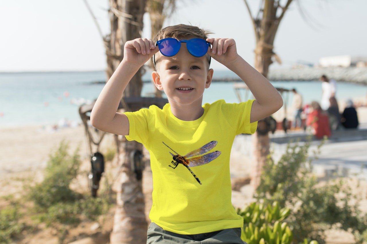 Libellen-Sommer-T-Shirt für Jungen