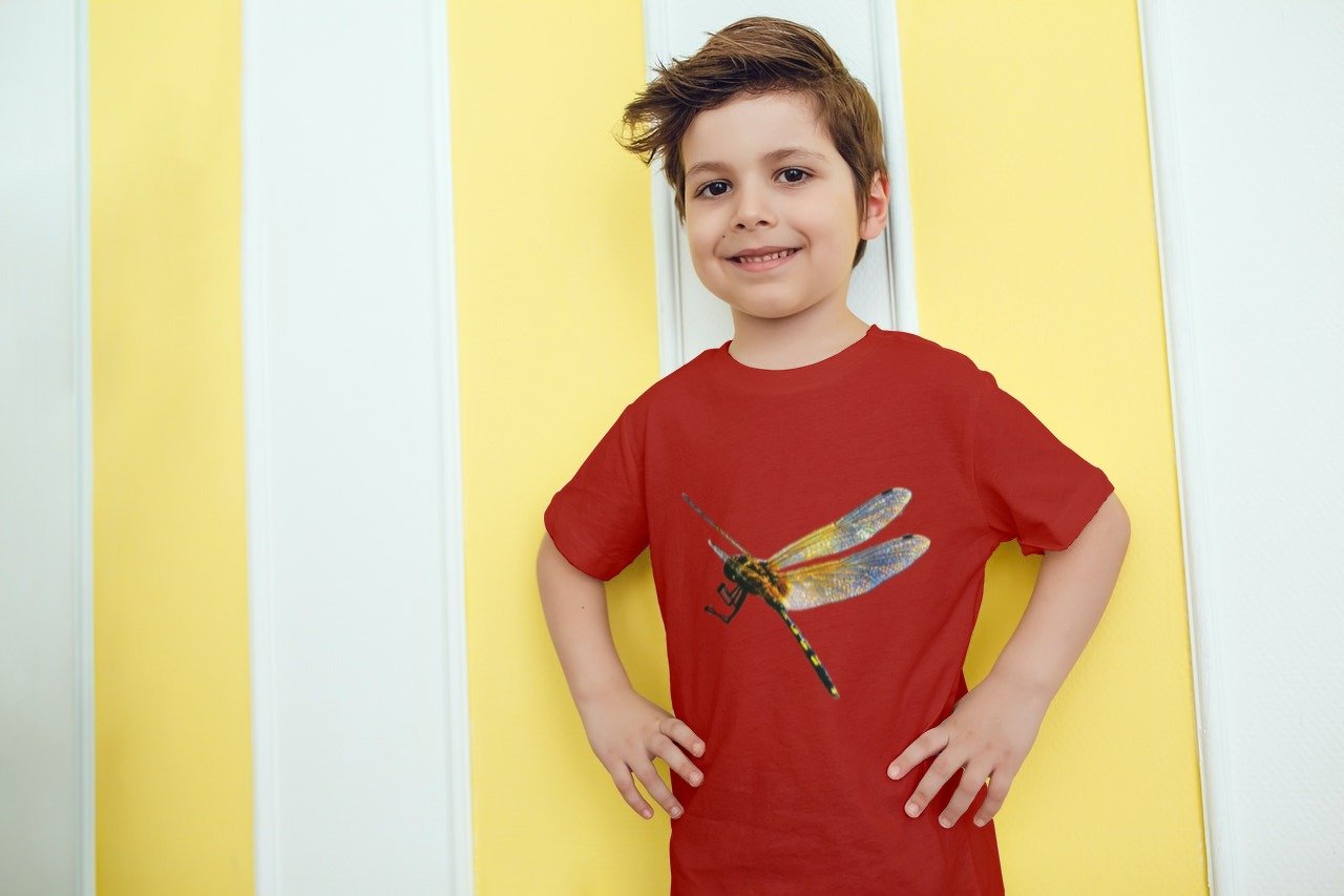 Libellen-Sommer-T-Shirt für Jungen