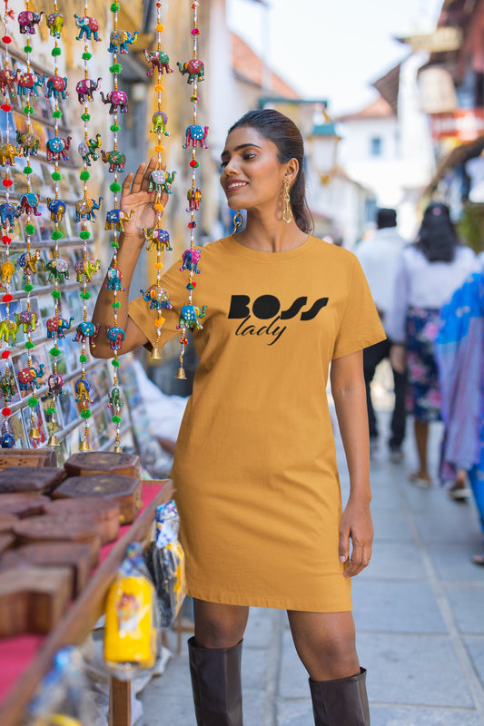 Boss Lady T-shirt Dress