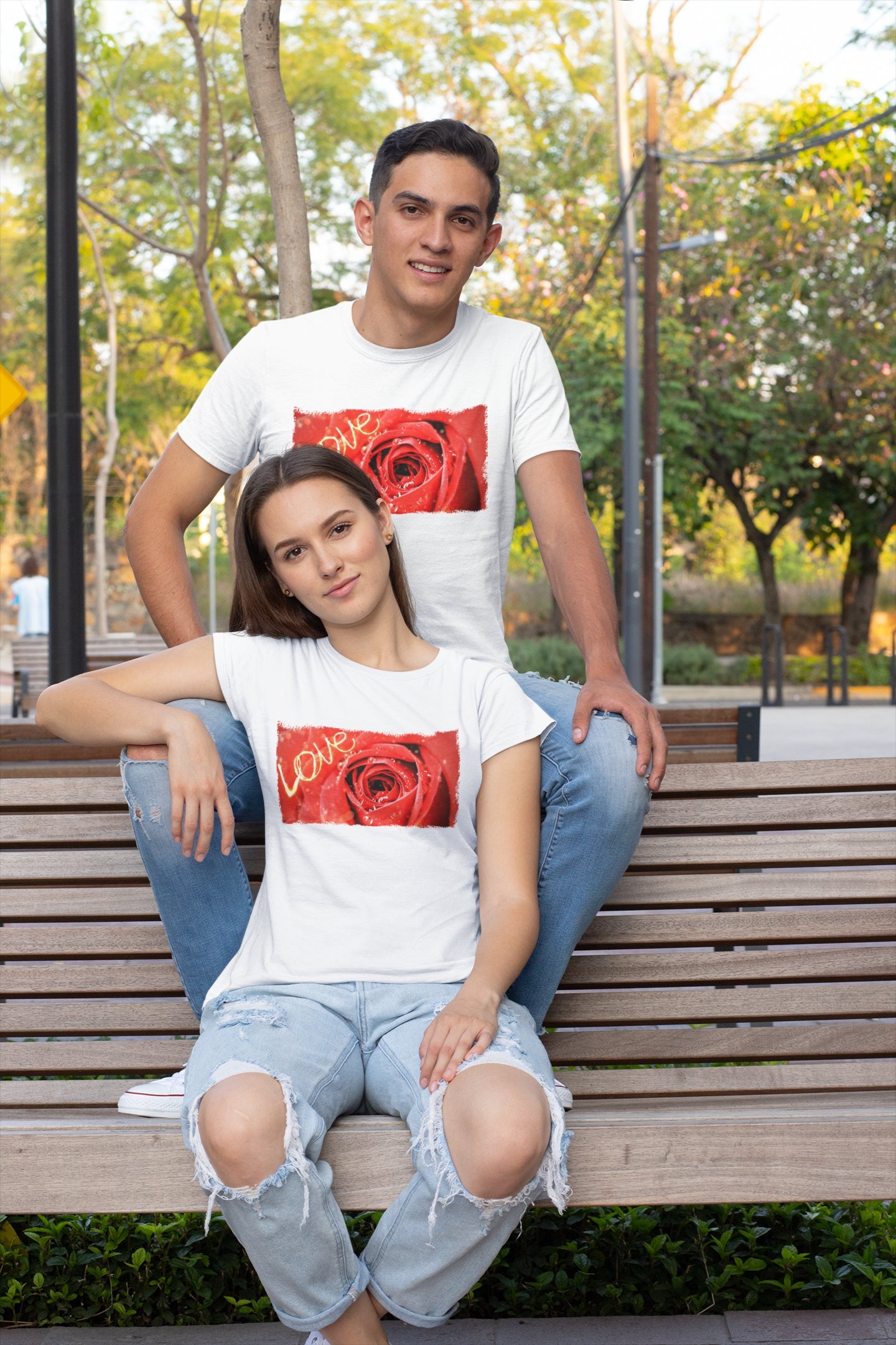 Rose Love T-shirt for Men